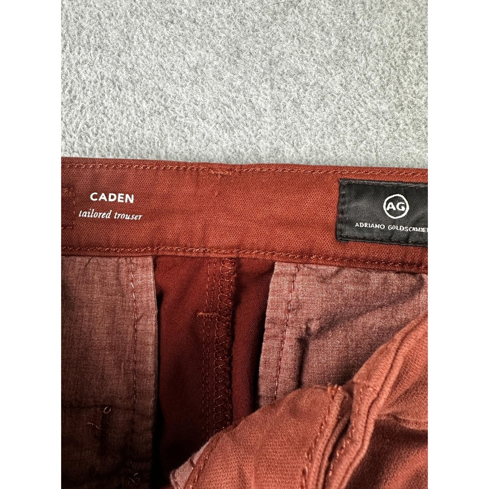 AG Adriano Goldschmied Caden Pants Womens 25 Rust Stretch Tailored Chino SBW1613 - Picture 3 of 12